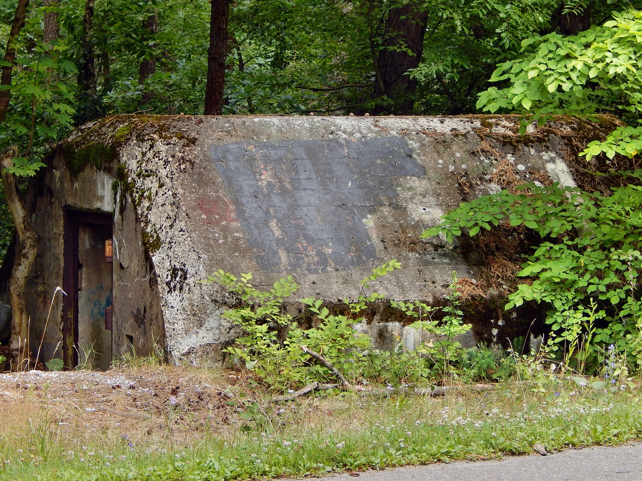 bunker defense fortification free photo
