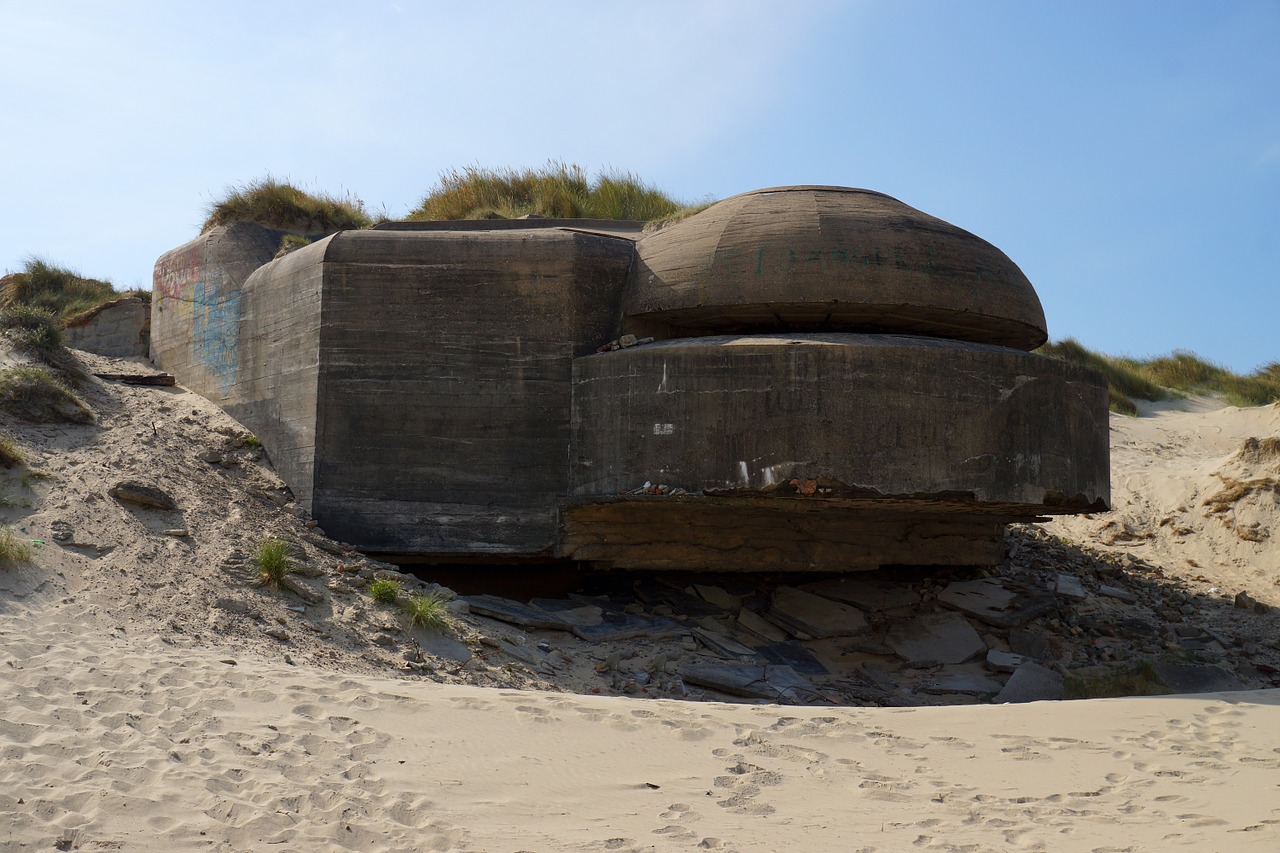 bunker france normandy free photo