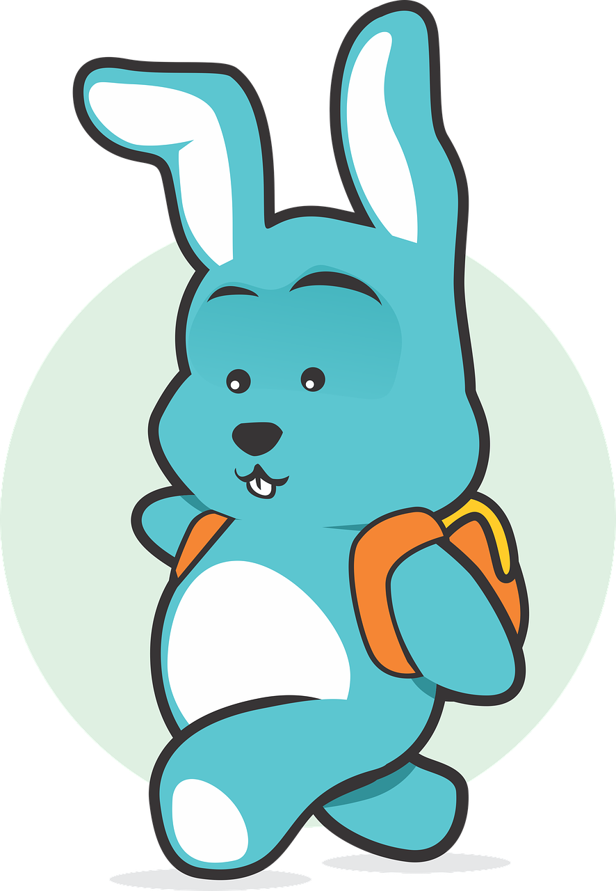 bunny cartoon logo free photo