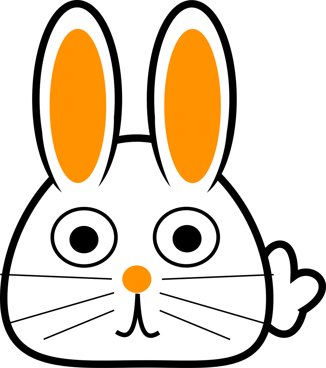 bunny cartoon rabbit free photo