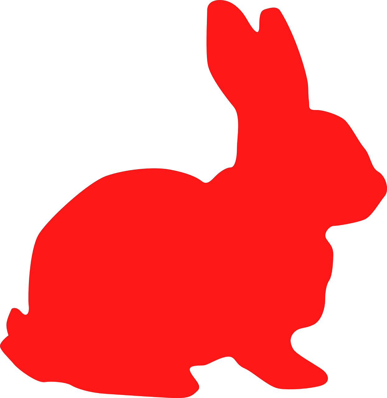 bunny rabbit red free photo