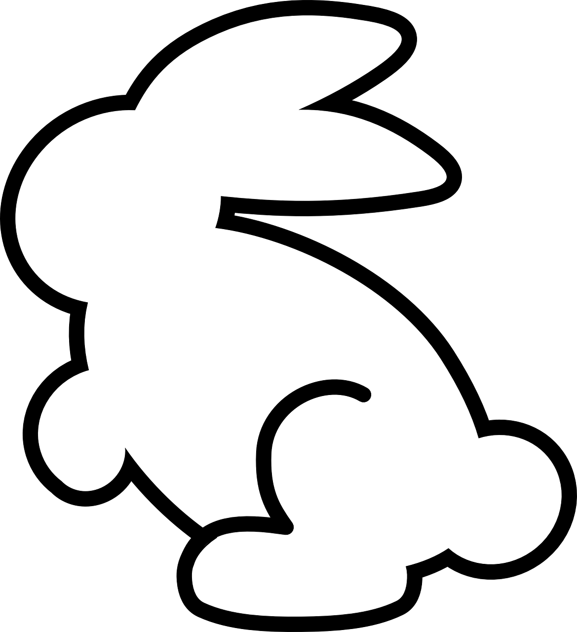 bunny shape cutout cookie free photo