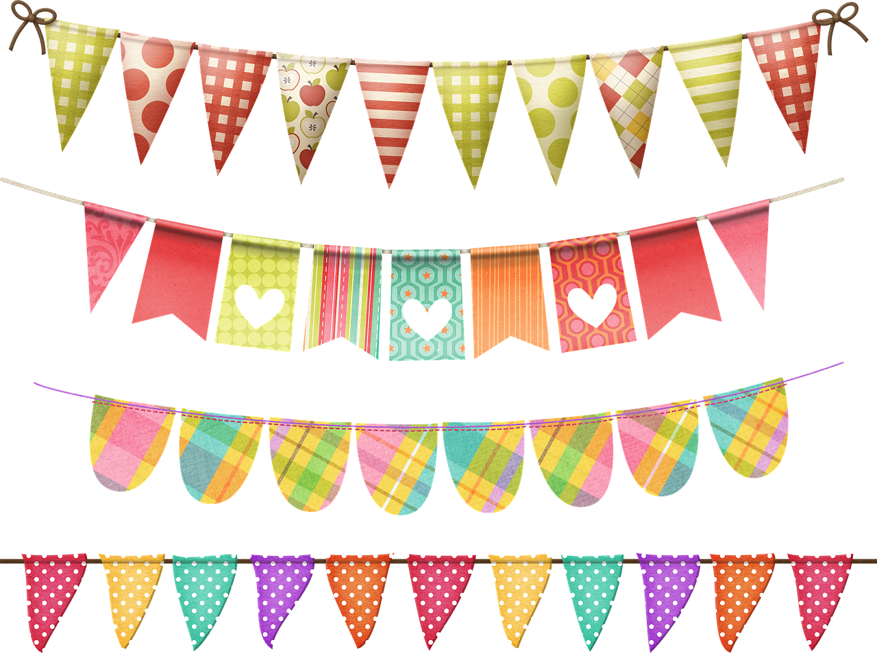bunting  banners  decoration free photo