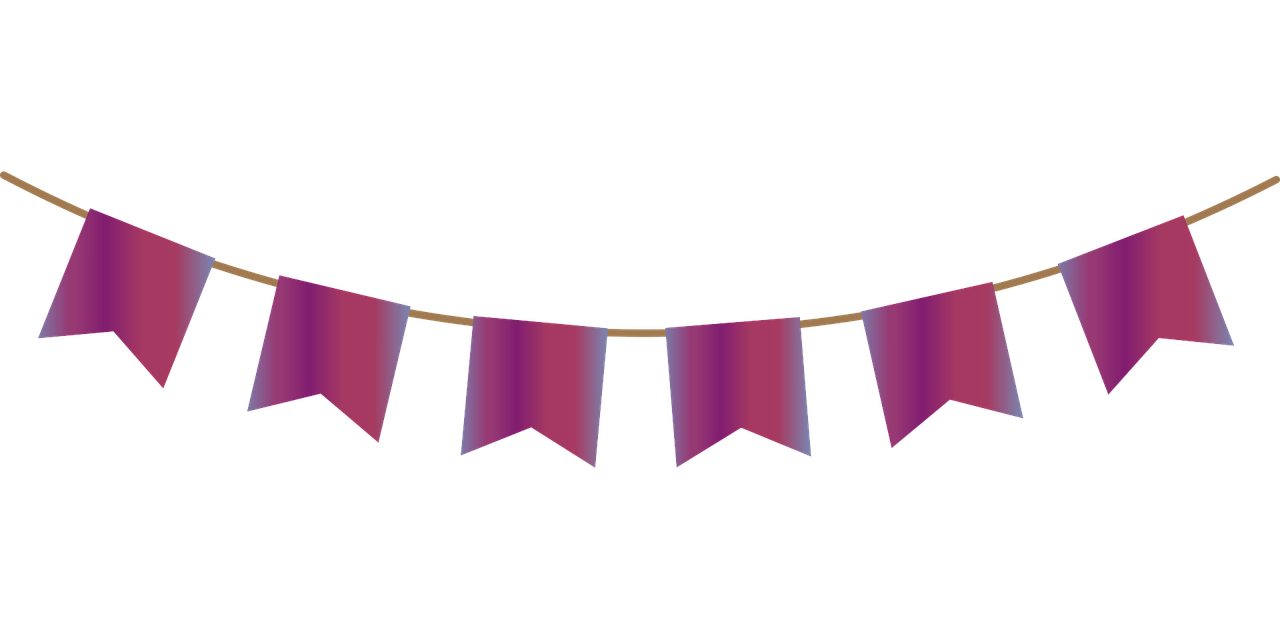 bunting  banners  decoration free photo