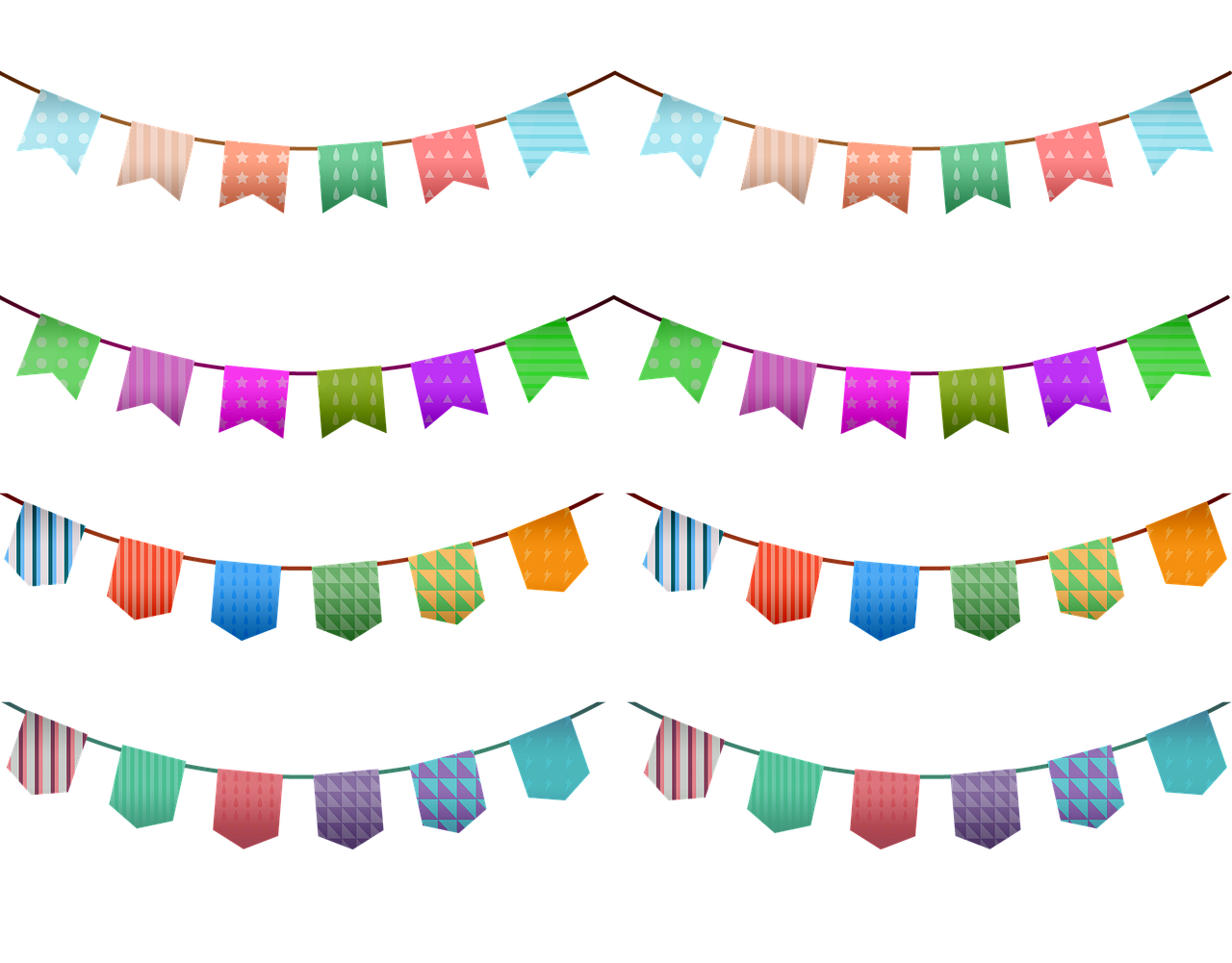 bunting  banners  celebration free photo