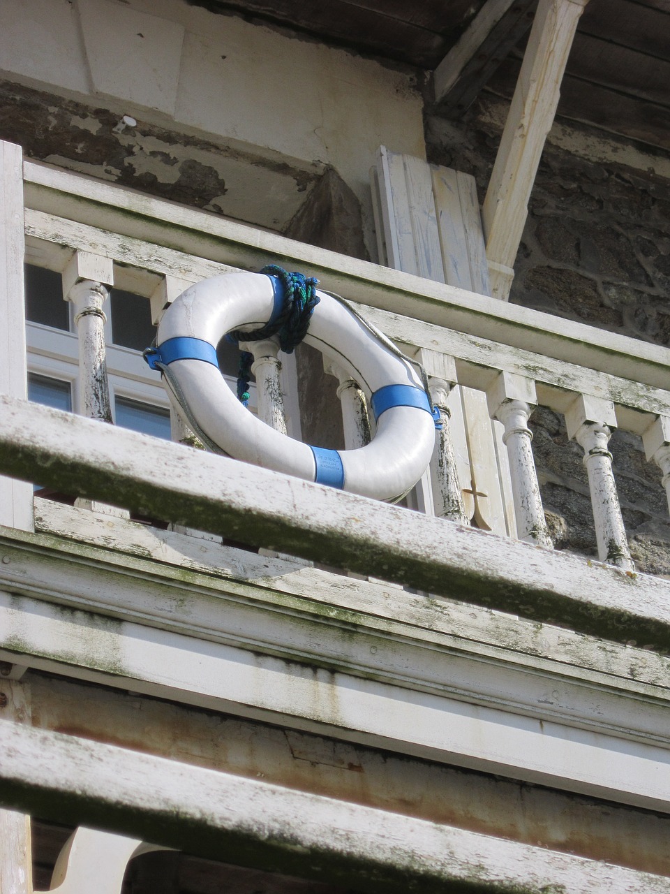 buoy balcony old free photo