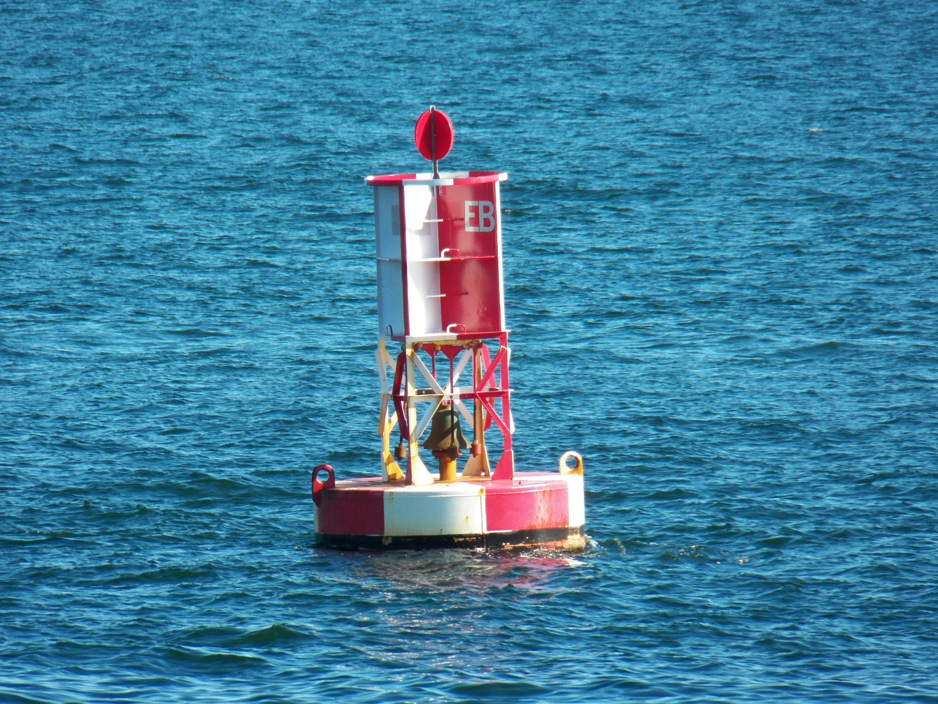 buoy buoy marker ocean free photo