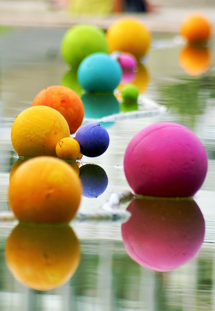 buoys float pond free photo