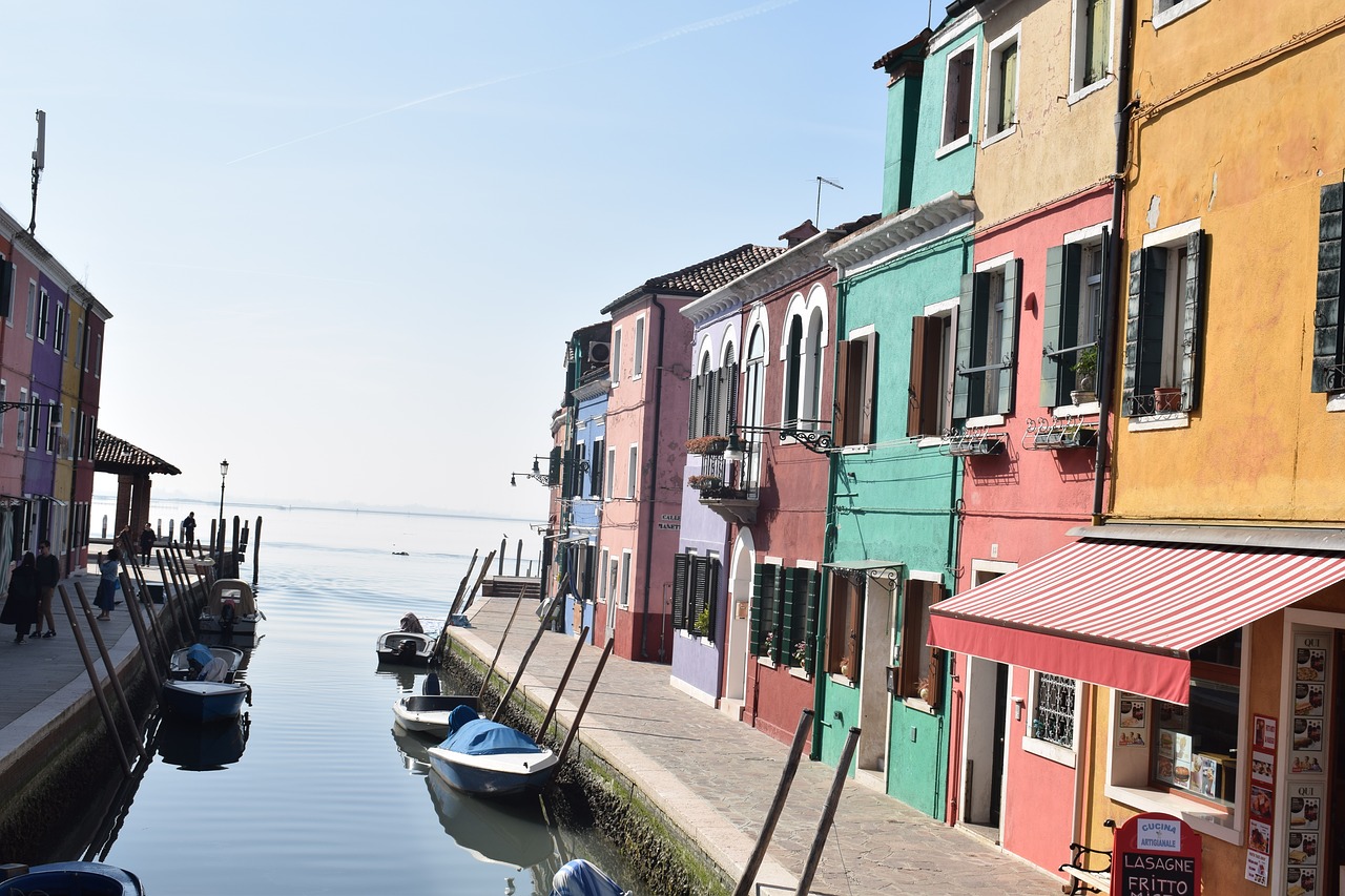 burano  houses  italy free photo