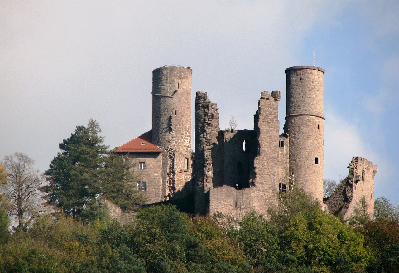 burg hanstein castle fortress free photo