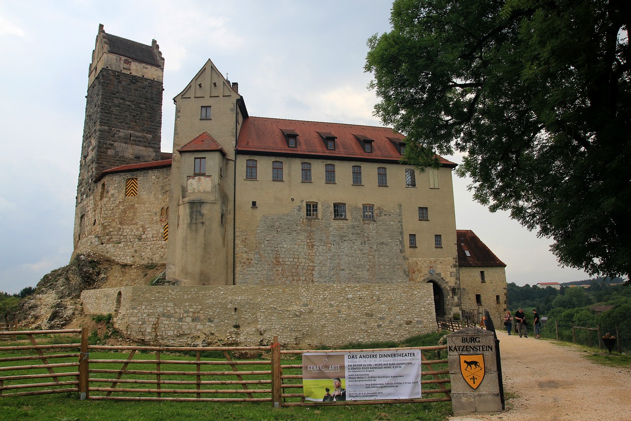 burg katzenstein castle middle ages free photo