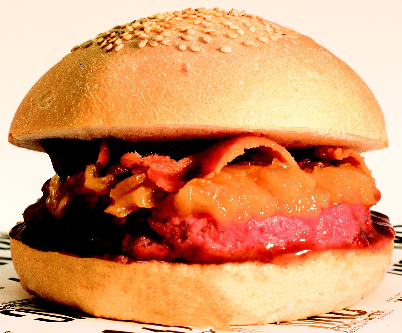burger bacon food free photo