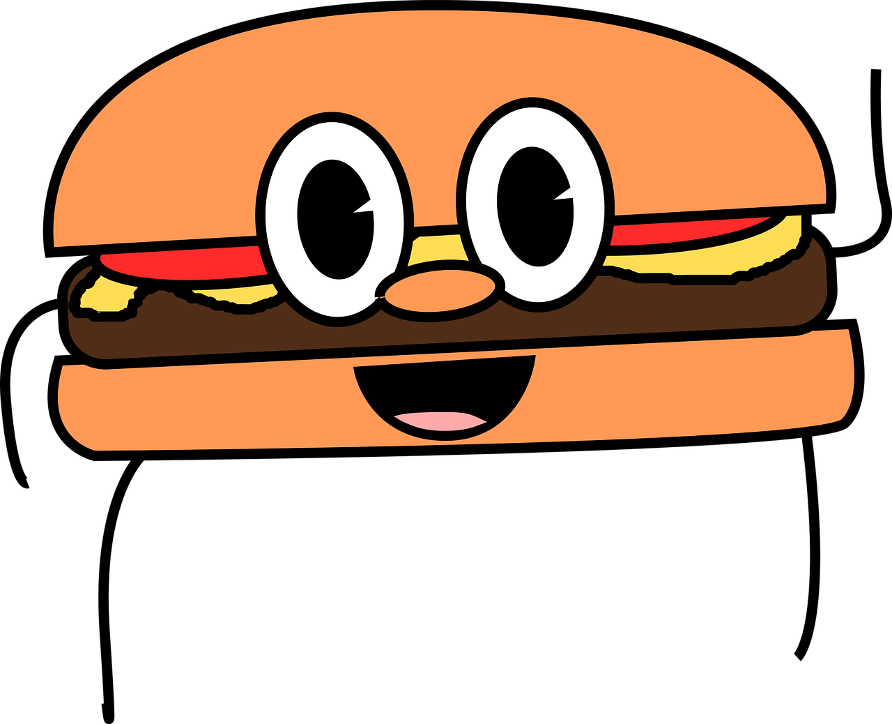 burger cartoon food free photo