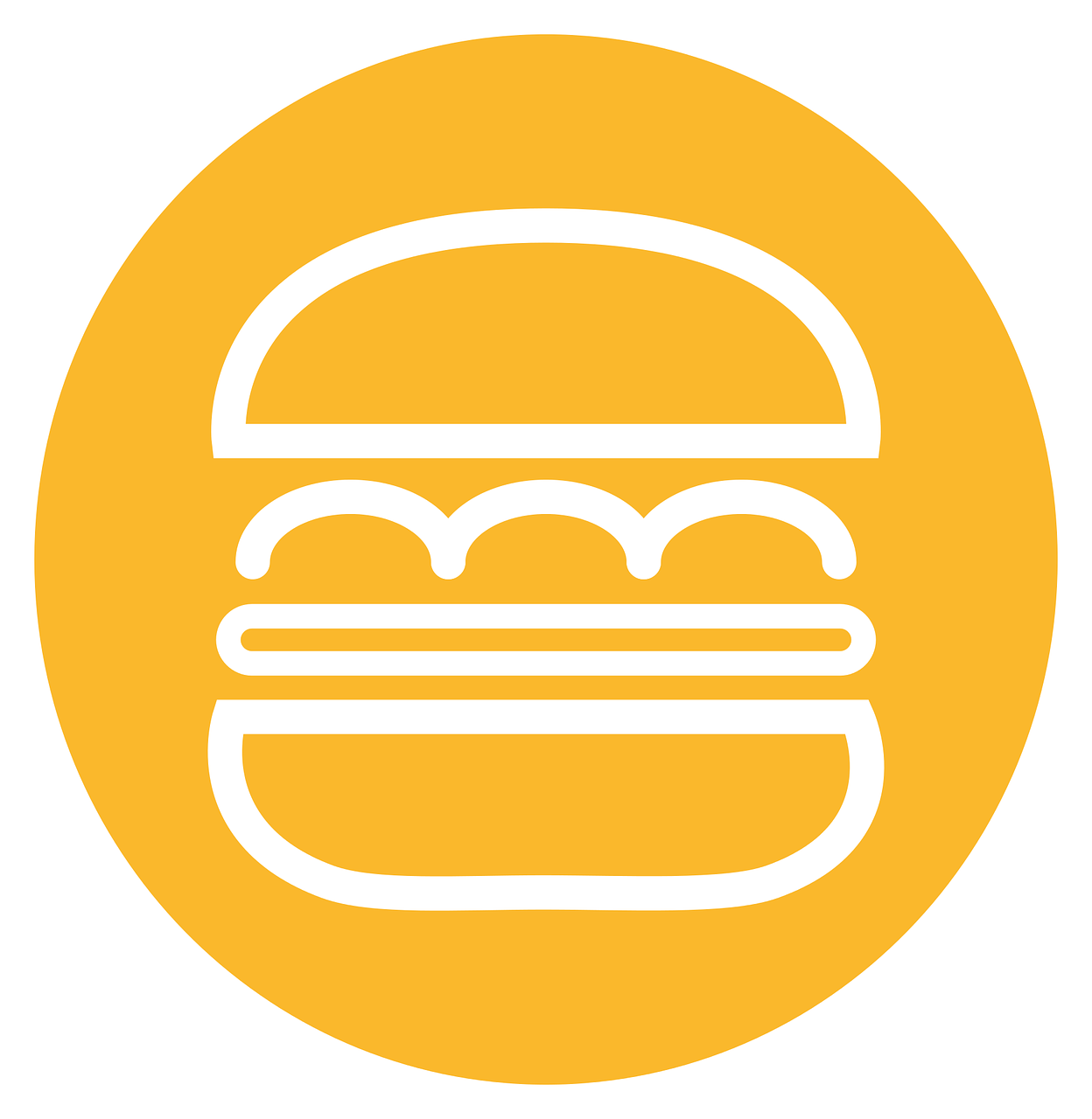 burger restaurant piktogram free photo