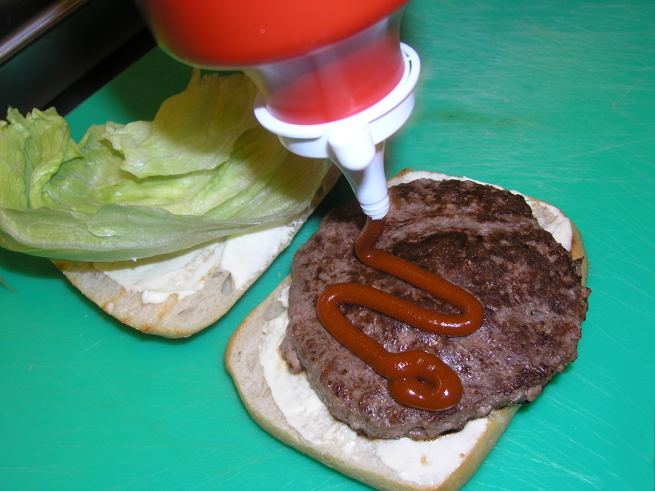 burger cooking provisioning free photo