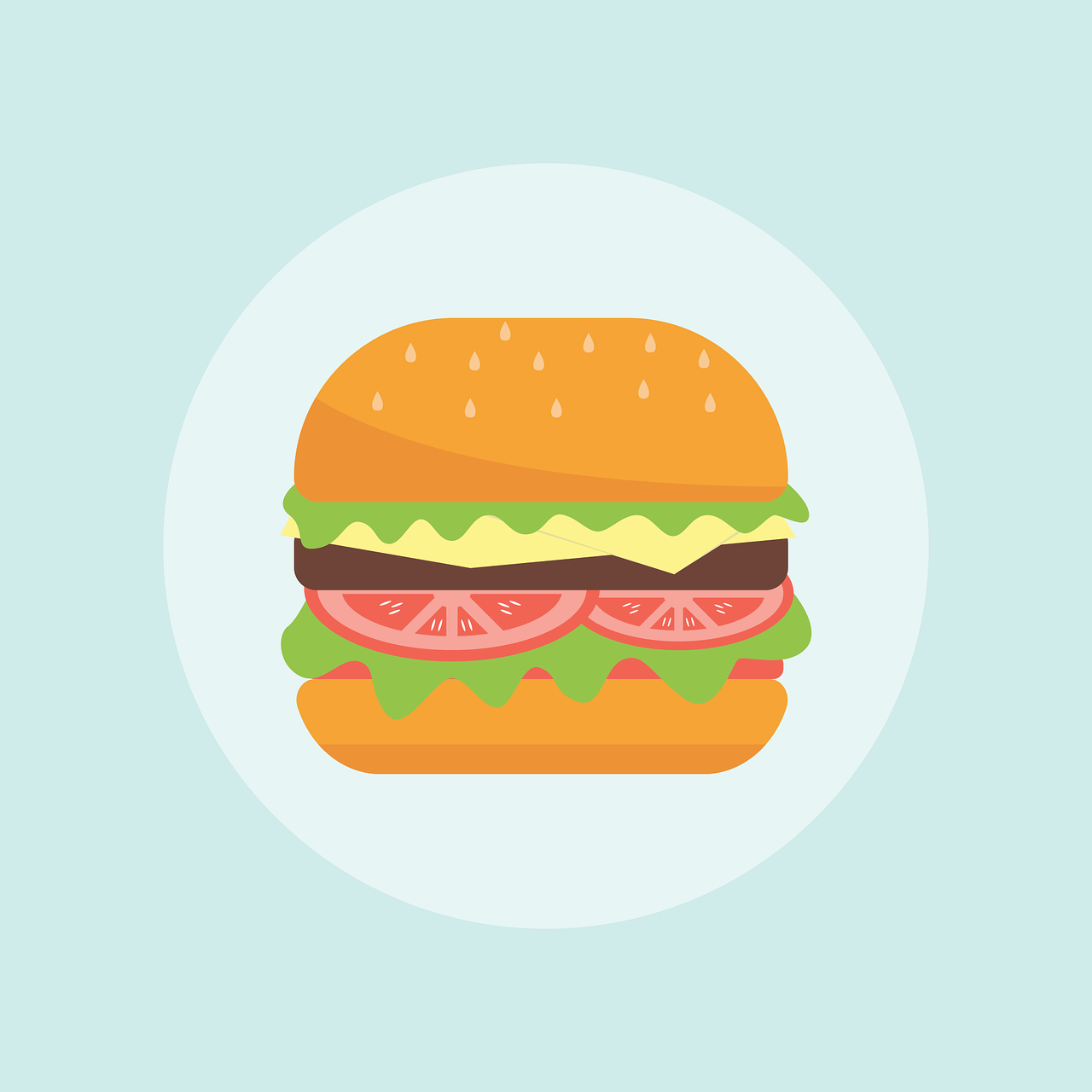 burger eat meal free photo