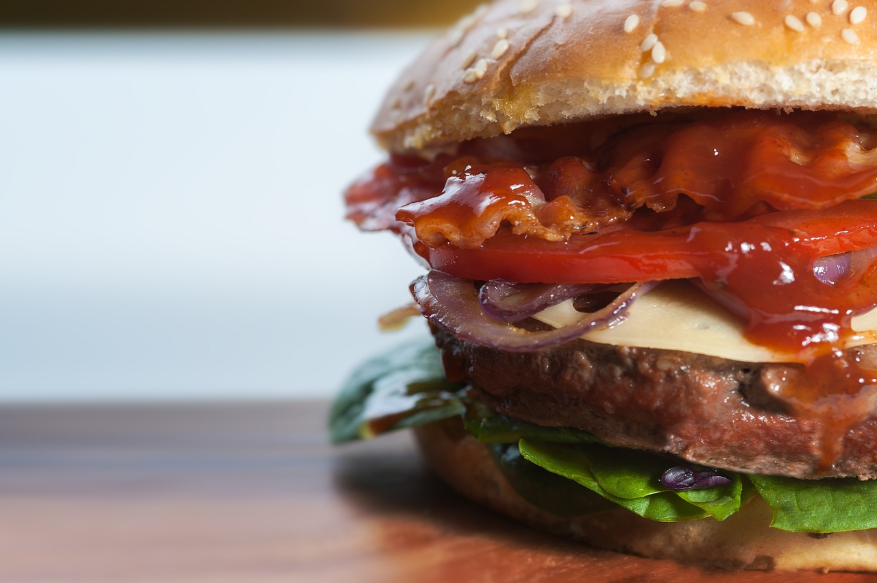 burger close-up fast food free photo