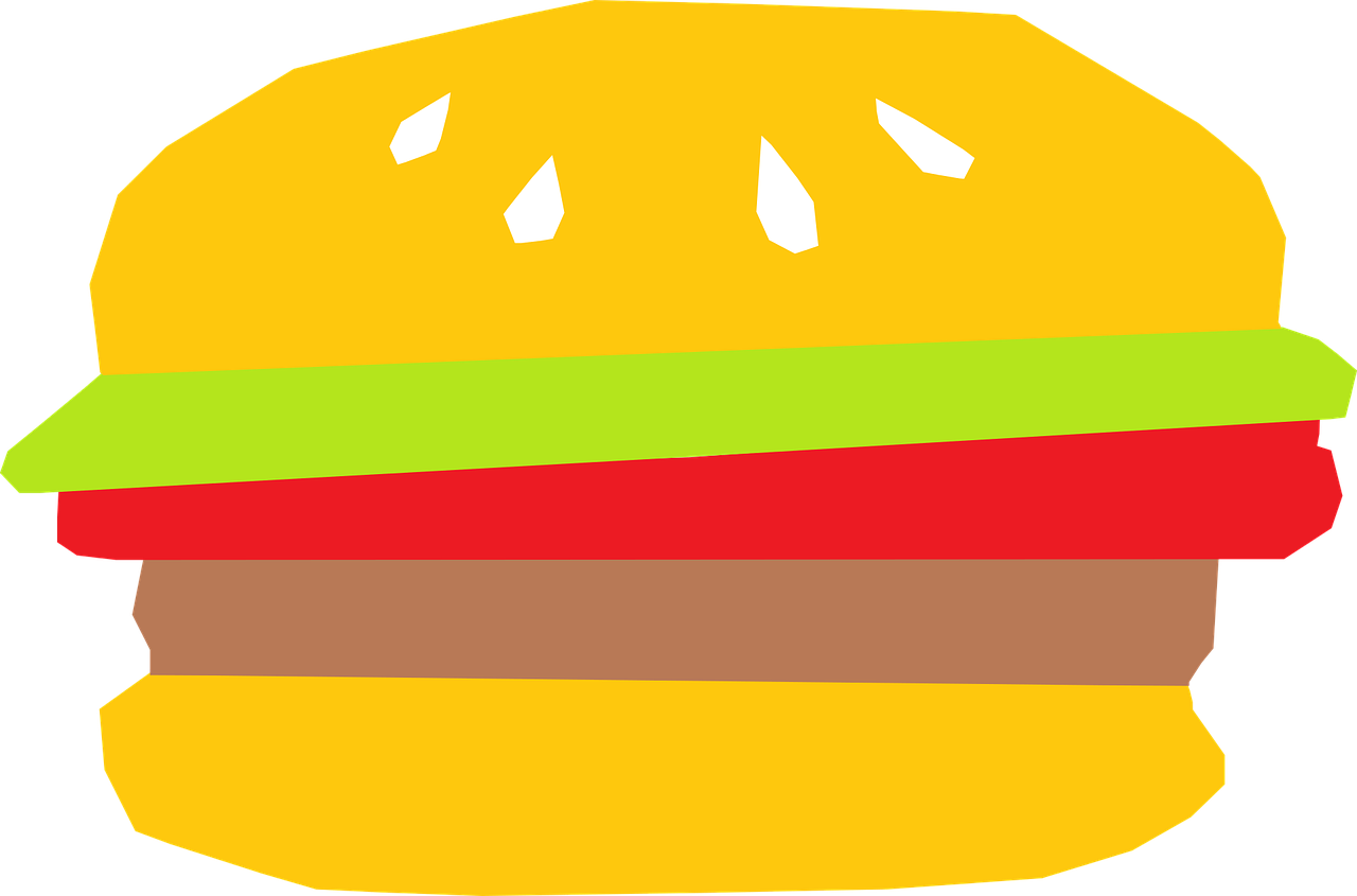 burger cartoon stuff free photo