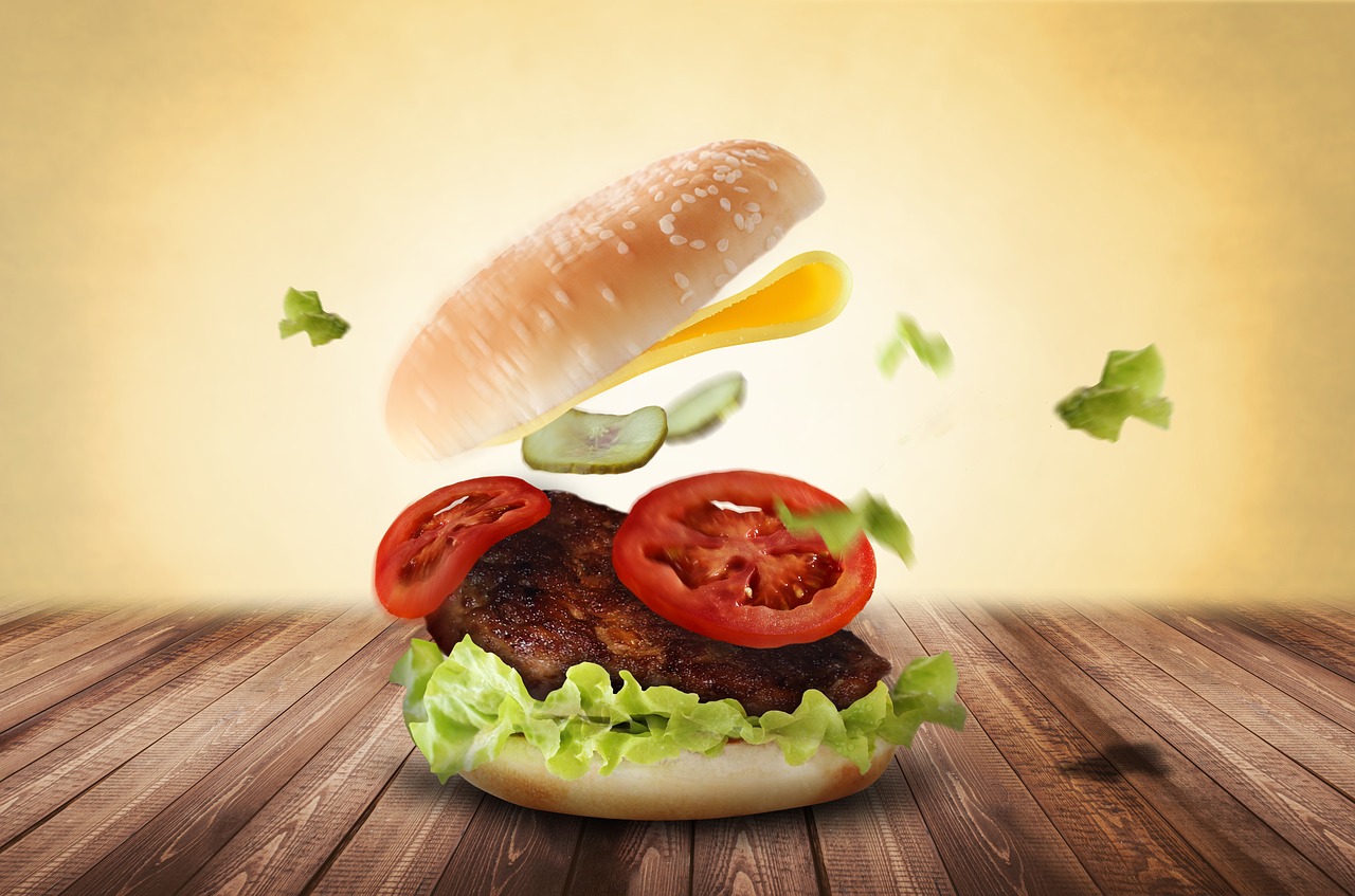 burger hamburger eat free photo
