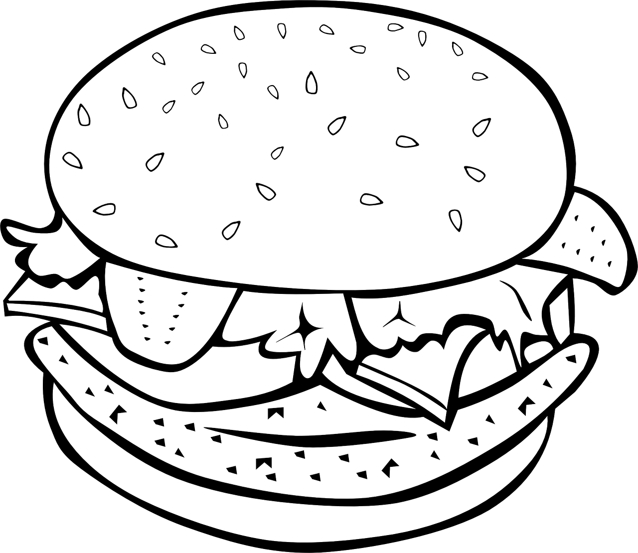 burger sandwich hamburger free photo