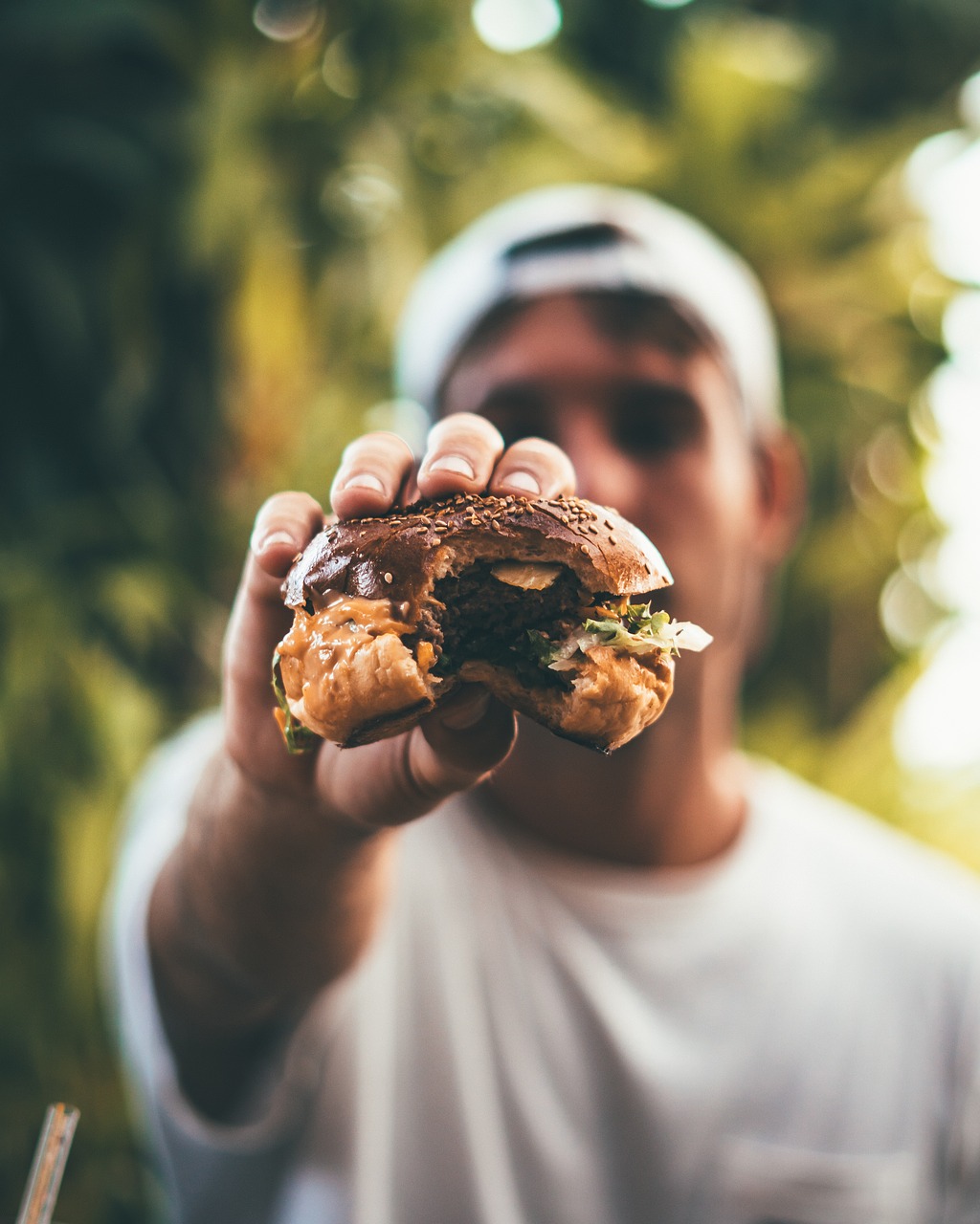 burger  food  meat free photo