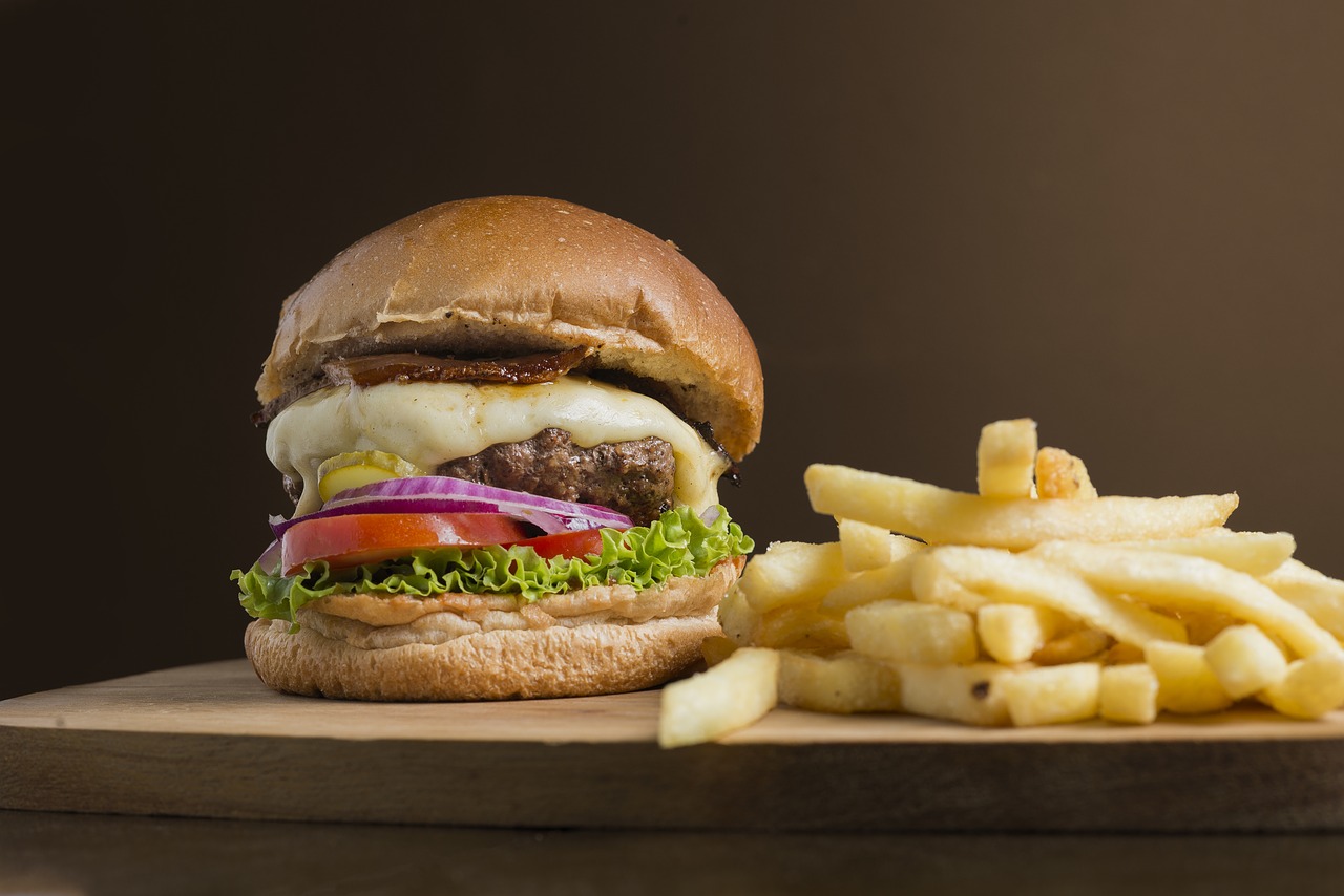 burger  snack  crisp free photo