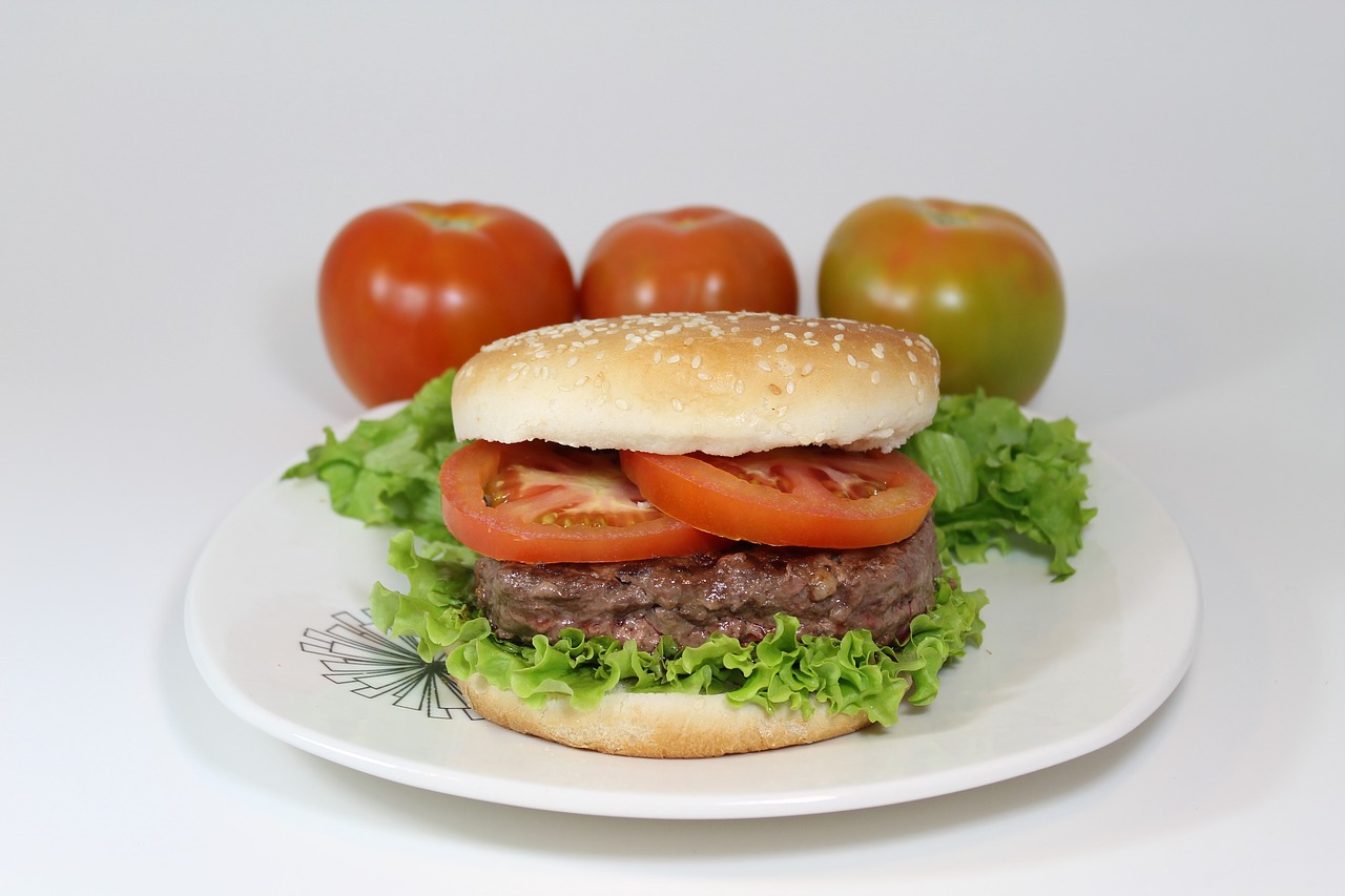 burger  meat  food free photo