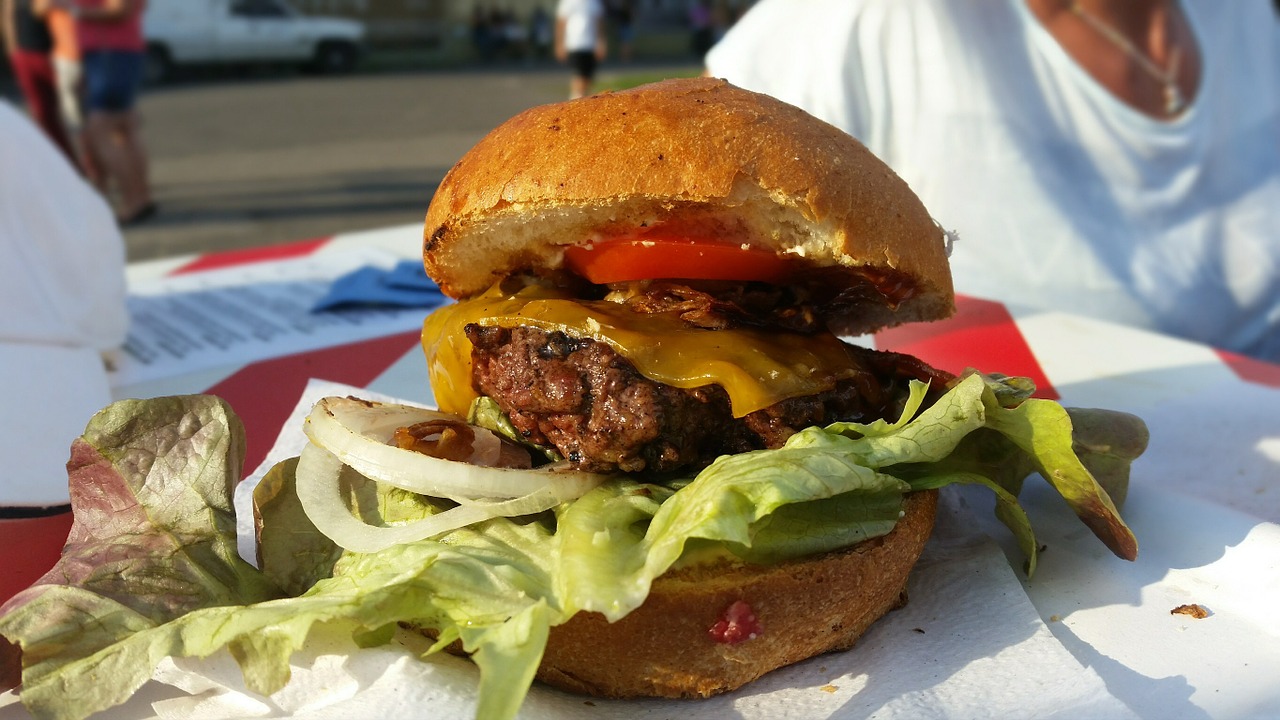 burger food meat free photo