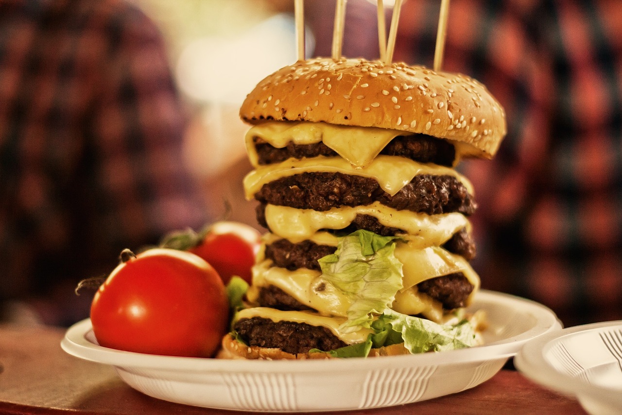 burger food meat free photo