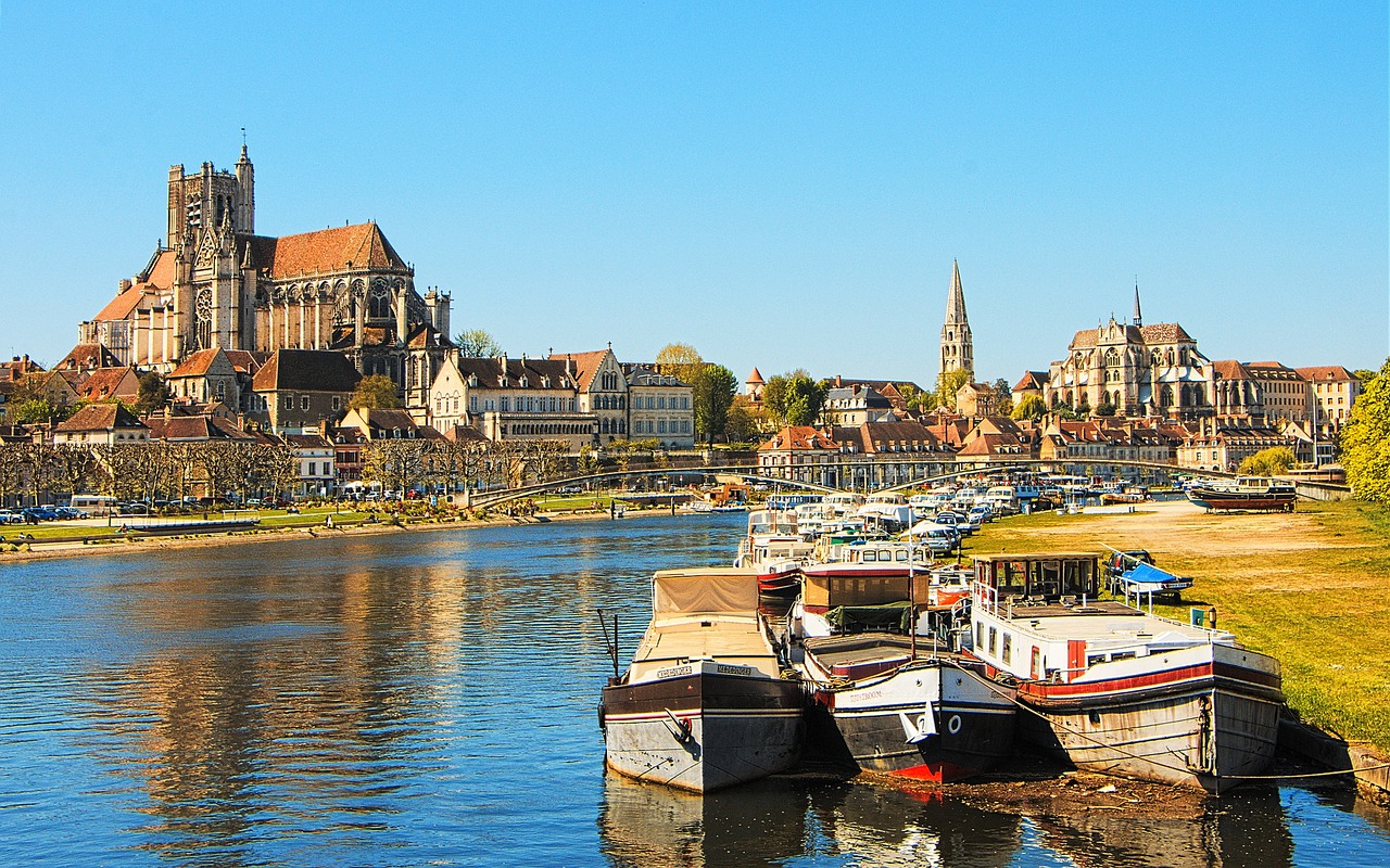 burgundy auxerre panorama free photo