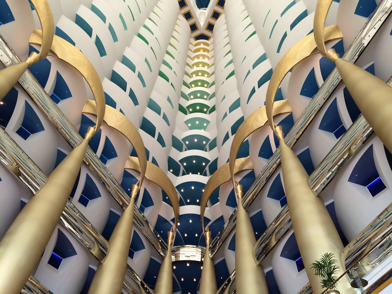 Download Free Photo Of Burj Al Arab Hotel Dubai Luxury Lobby From