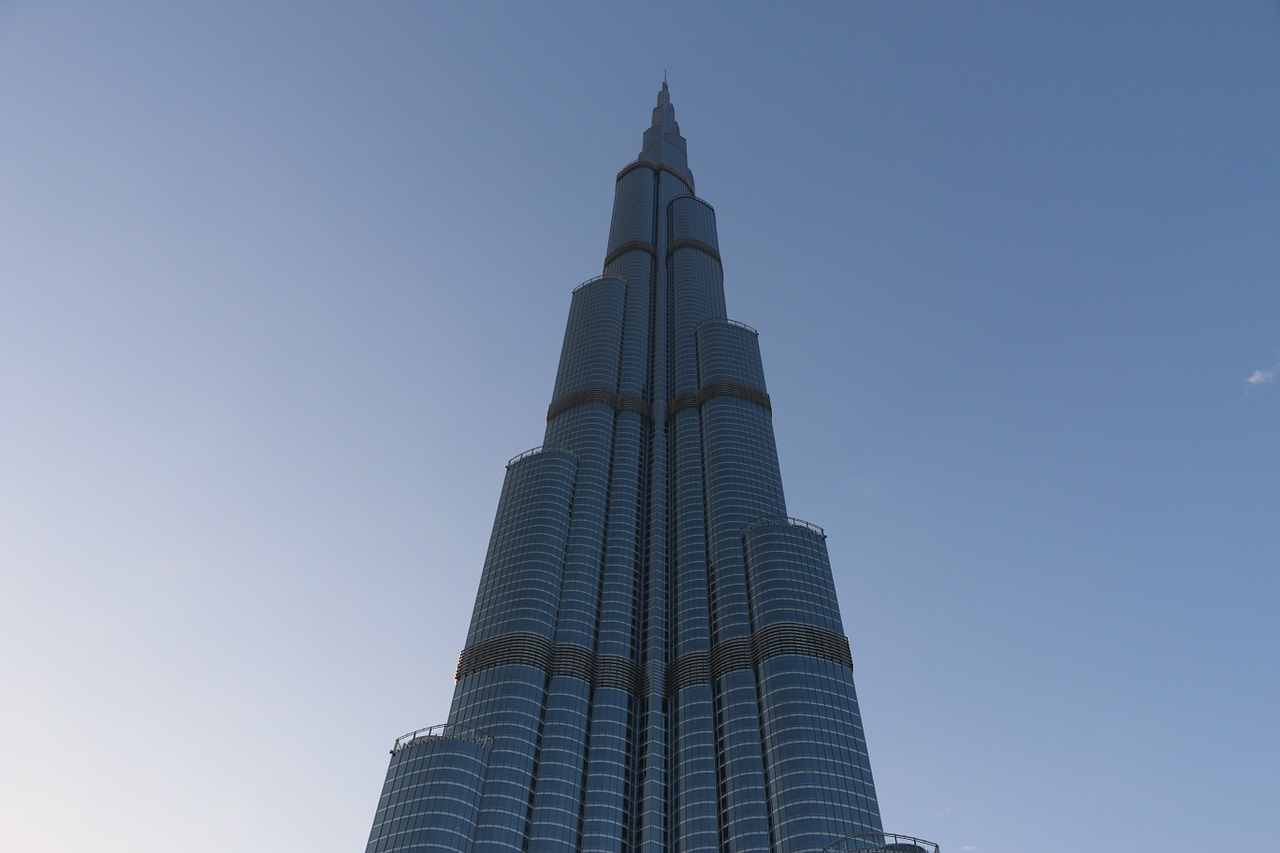 burj kalifa dubai skyscraper free photo
