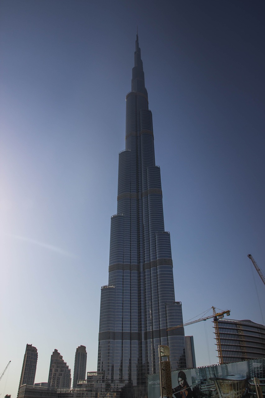 Download free photo of Burj khalifa,the world's tallest  building,dubai,skyscraper,u a e - from 