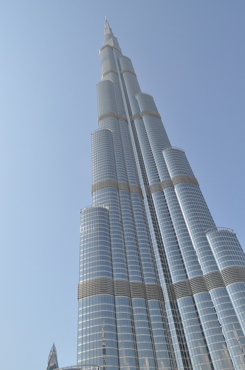 burj khalifa tallest building tower block free photo