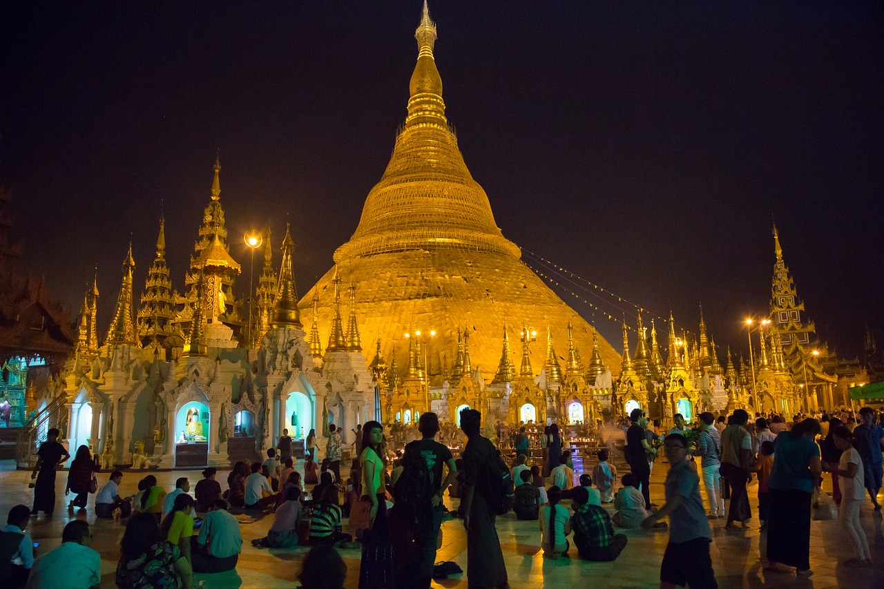 burma yangoun temple free photo
