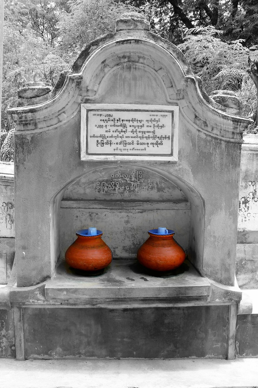 burma pots craft free photo