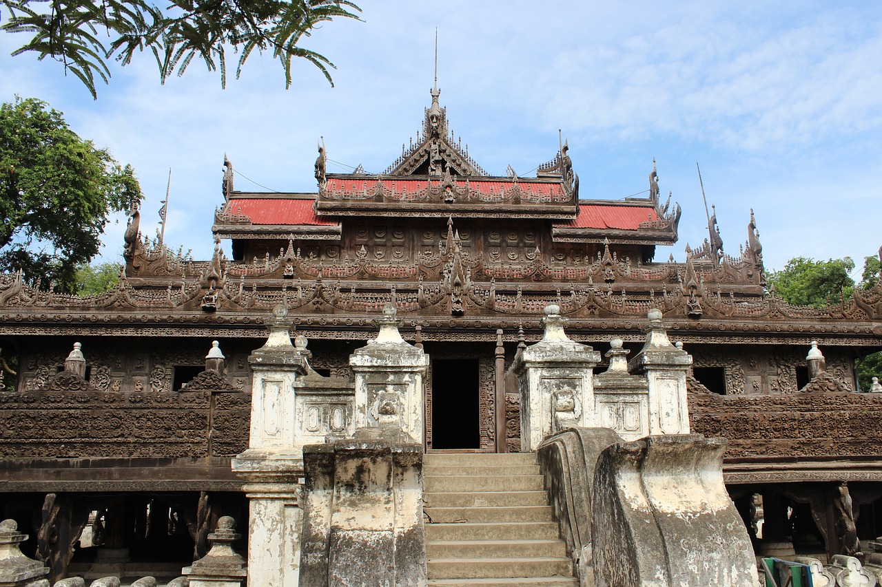 burma mandalay temple free photo