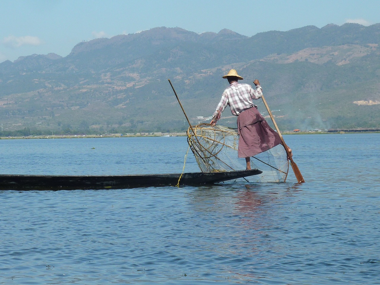 burma lake inle myanmar free photo