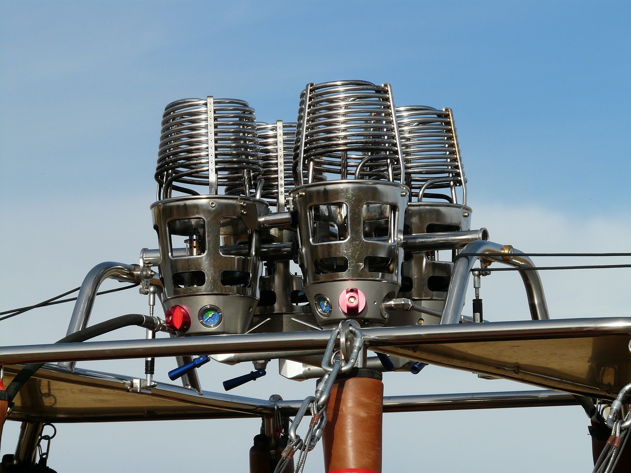 burner captive balloon air sports free photo