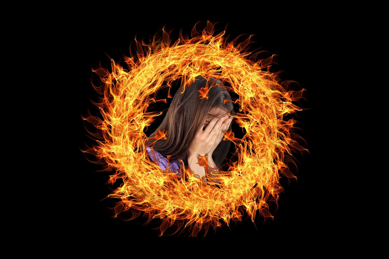 burnout  woman  burn free photo