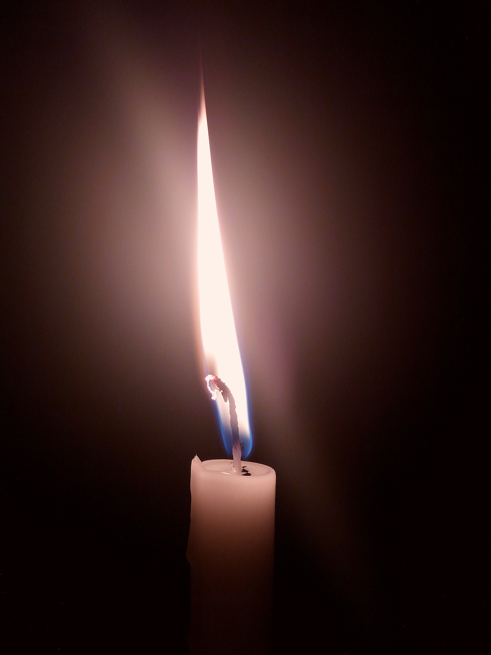 burnt  flame  candle free photo