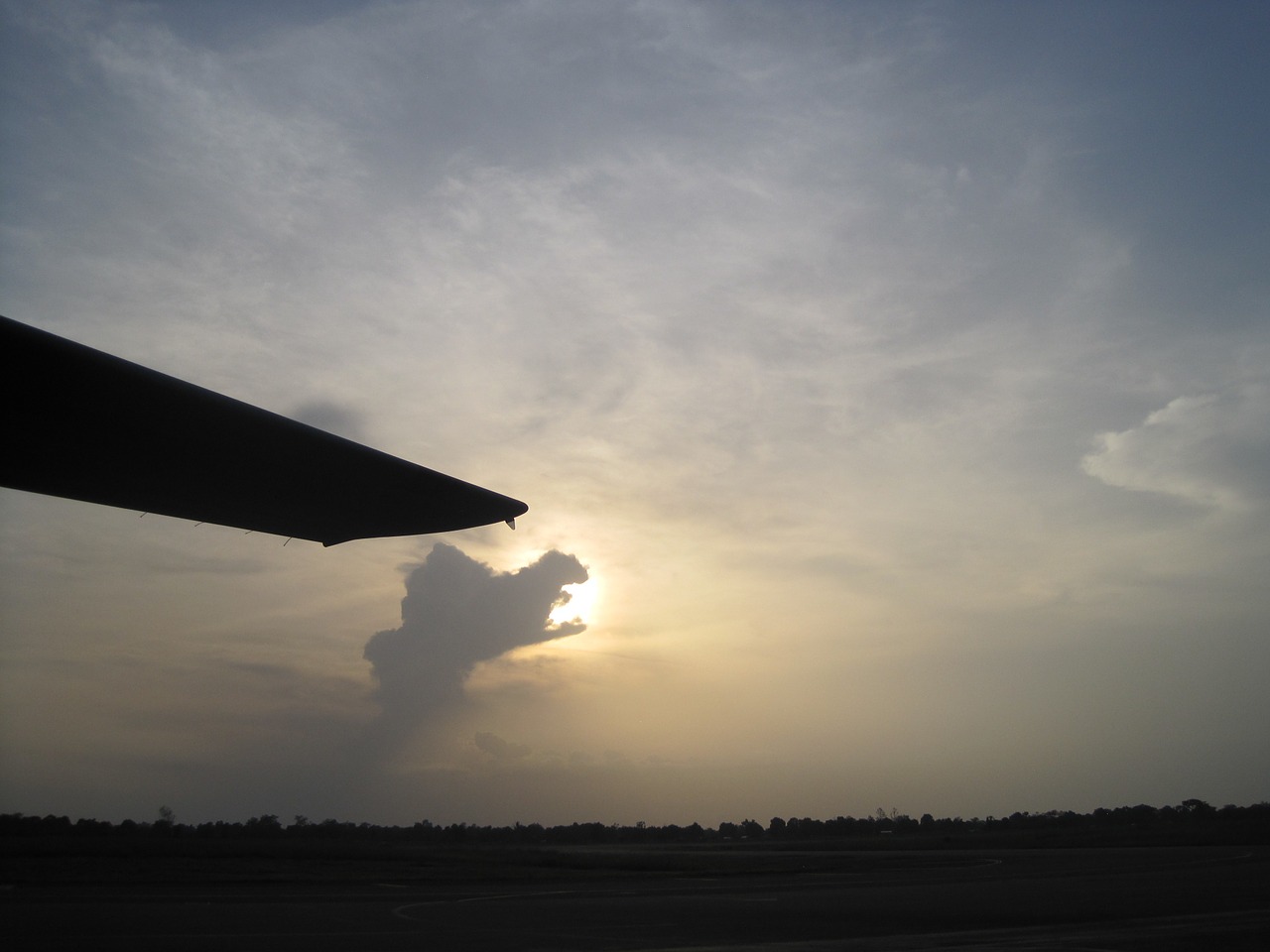 burundi africa aircraft wing bright sky free photo