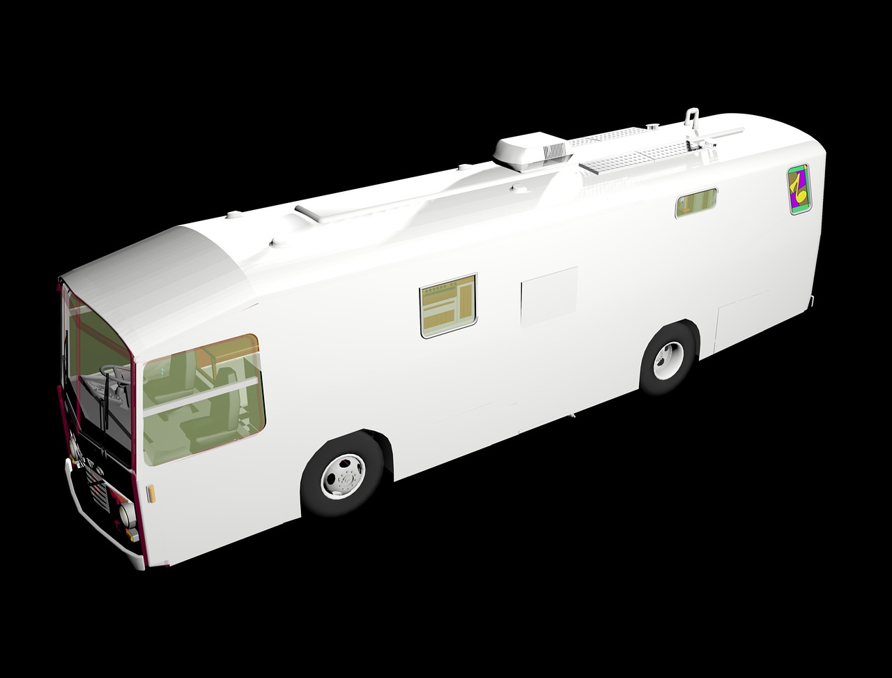 bus 3d modeling motor home free photo
