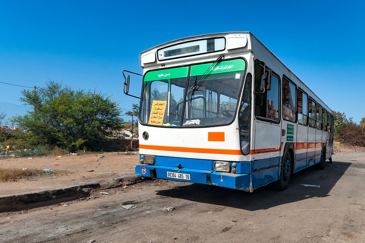 bus algeria sky free photo