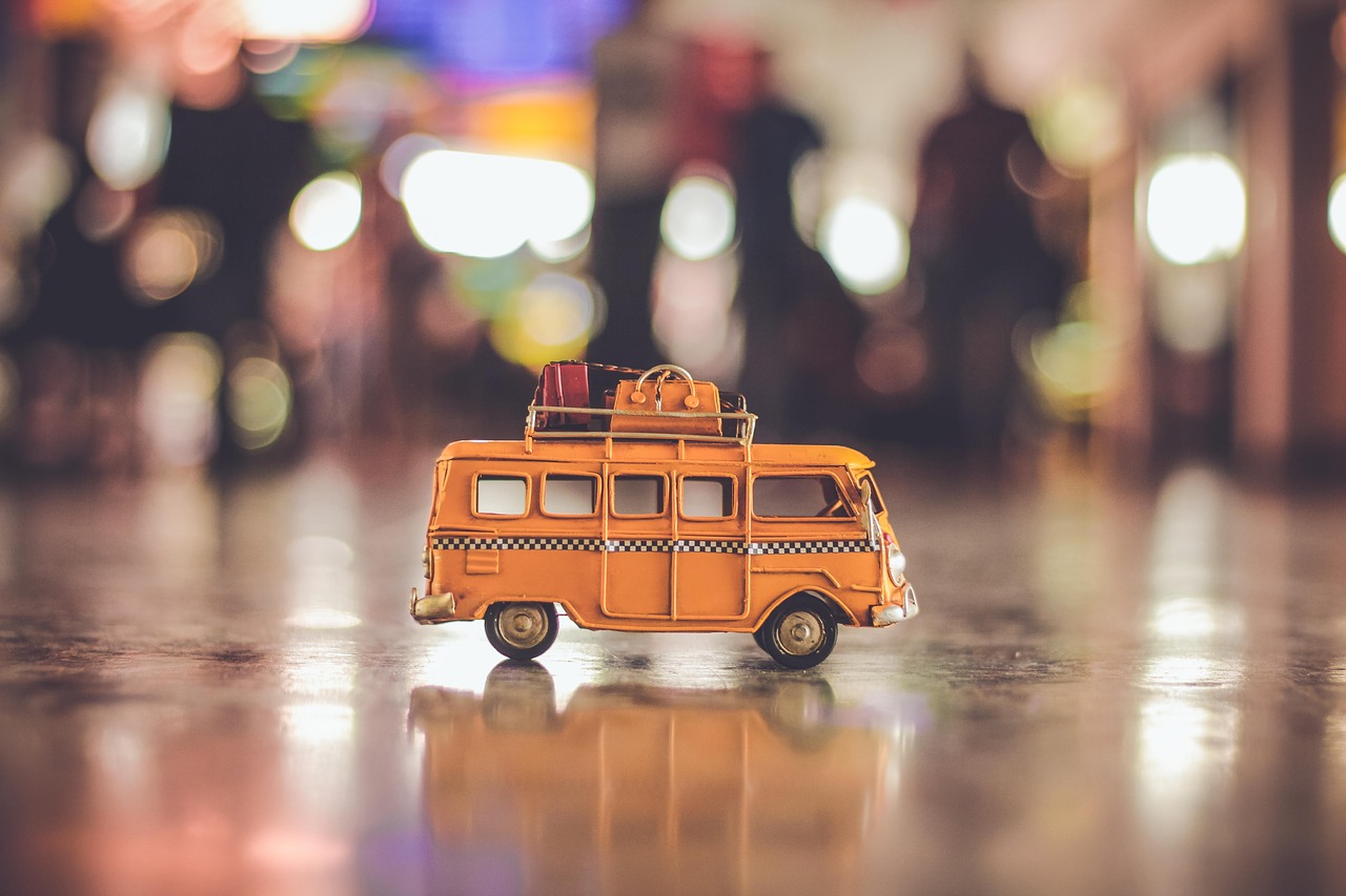 bus vehicle toy free photo