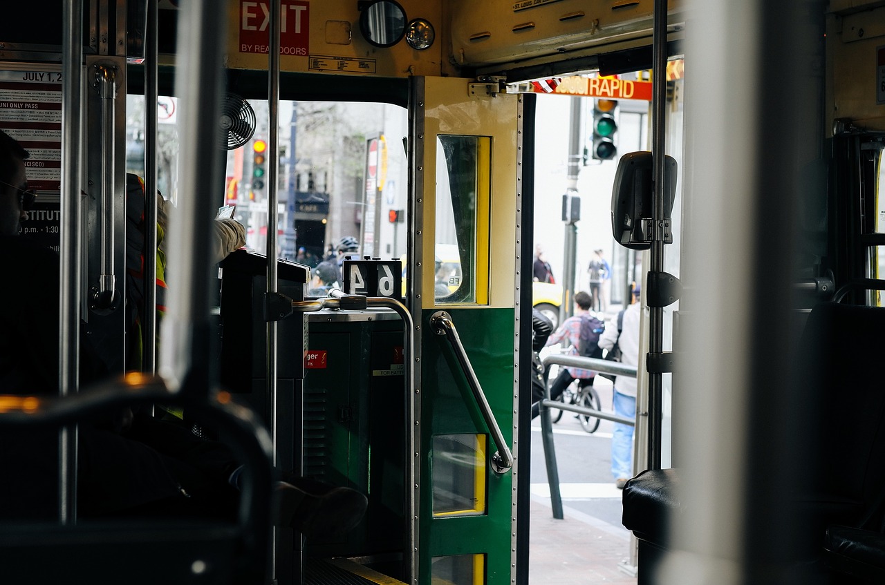 bus transportation vehicle free photo