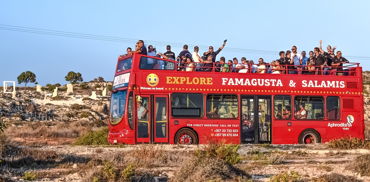 bus double decker transport free photo