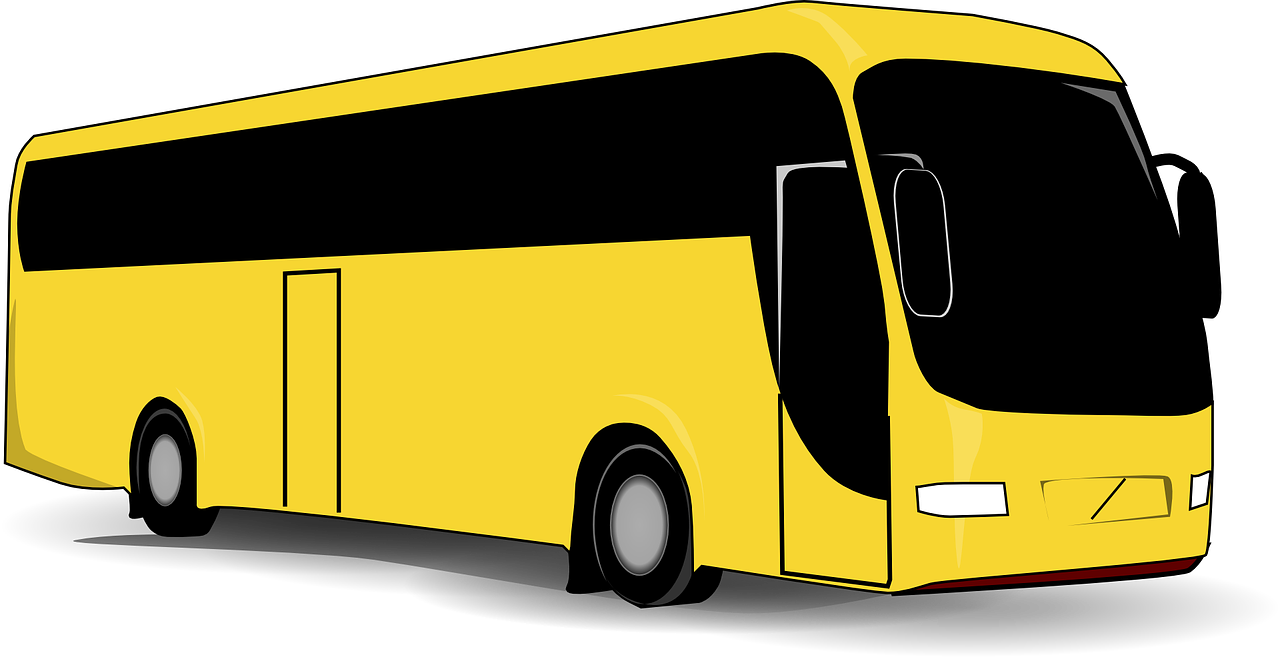 bus yellow black free photo