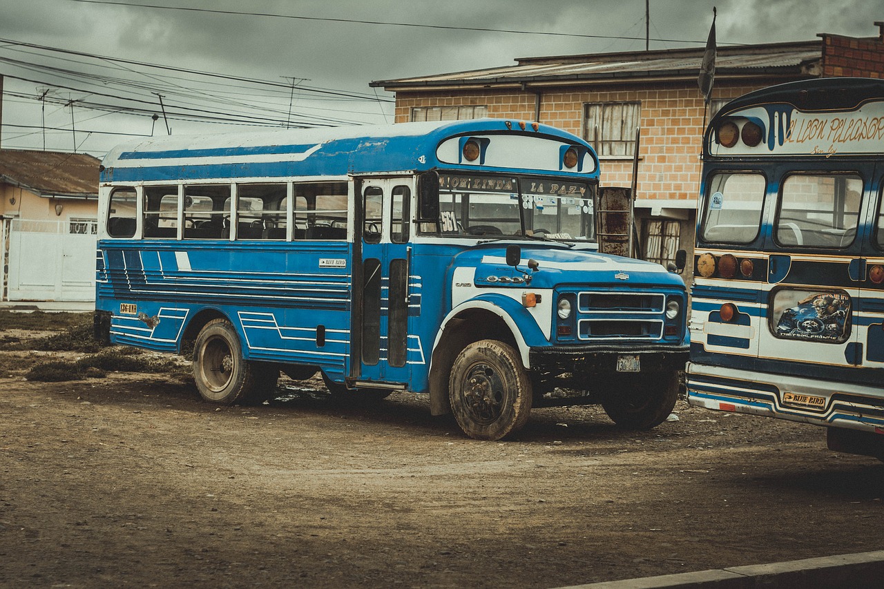 bus  bolivia  dry free photo