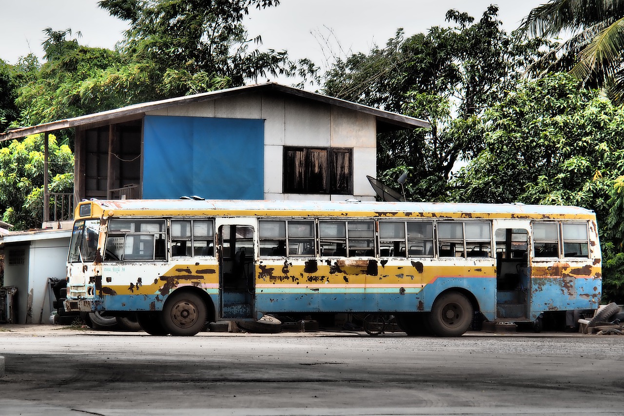 bus  old bus  old free photo